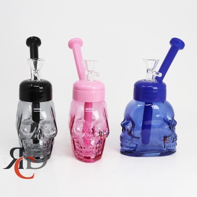 WATER PIPE DOUBLE SIDE SKULL PR552 1CT